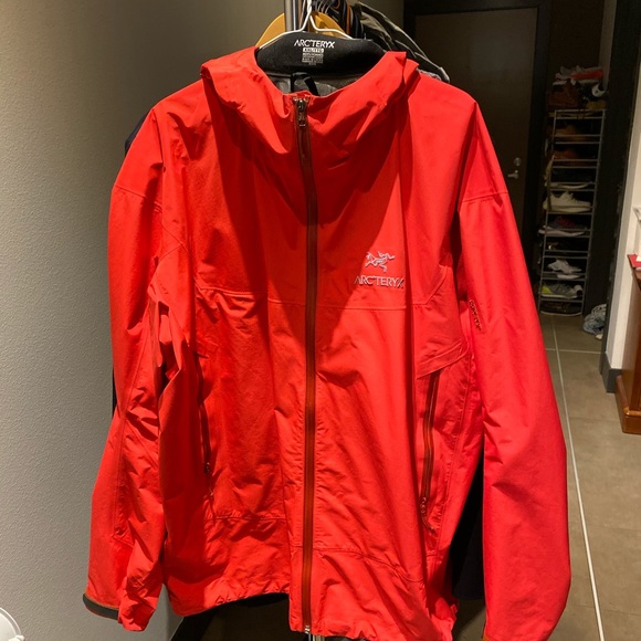 Arc'teryx Other - Arcteryx rain jacket red XXL like new